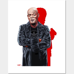 Samuel L. Jackson - An illustration by Paul Cemmick Posters and Art